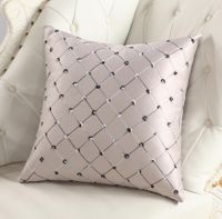 Poszewka na poduszkę - Pikowana Różowy 43x43cm