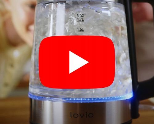 Czajnik elektryczny bezprzewodowy szklany STALOWY LED INOX 1,7l 2200W na Arena.pl