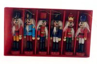 dziadek do orzechów zawieszka dł. 12,5 cm  - 6szt