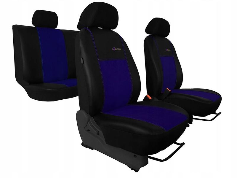 CITROEN BERLINGO NEMO pokrowce SKÓRA ALKANTARA zdjęcie 8