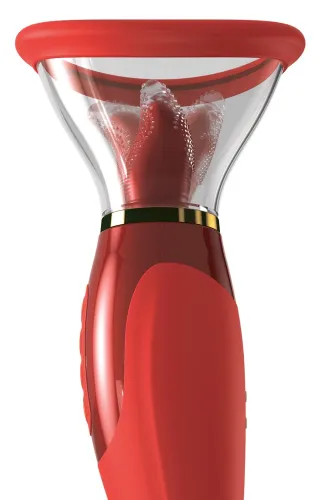 fantasy for her 3w1 - wibrujący model z funkcją ssącą, fioletowy na Arena.pl