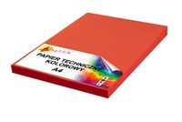 papier techniczny a4 160g czerwony ceglasty 50 arkuszy