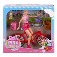 ND01_254805 *****Barbie lalka Pink Passport n/row