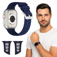 Pasek SMART WARCH BAND do Apple Watch 42mm 44mm 45mm 49mm granatowy opaska