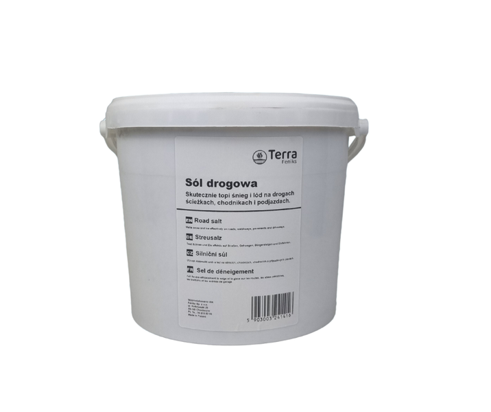 Sól drogowa 7,5kg z antyzbrylaczem TERRA do roztapiania lodu, śniegu zdjęcie 3