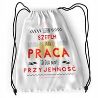 Plecak Dla Szefa Sportowy Szkolny Worek Torba Z Nadrukiem Ze Zdjęciem