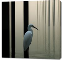 Obraz 90x90cm Mgiełka na Wodzie