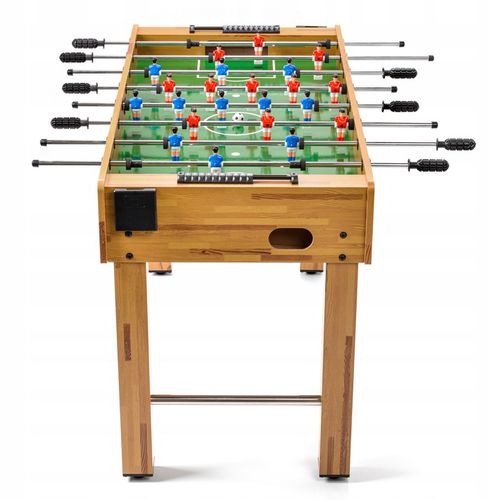 DUŻY STÓŁ DO PIŁKARZYKÓW PIŁKARZYKI METEOR 121x61x80 cm 4-4-2 MDF LAMINAT na Arena.pl