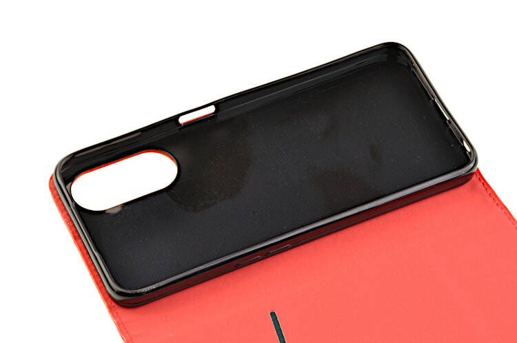 Etui Smart do Oppo A78 5G czerwony zdjęcie 5