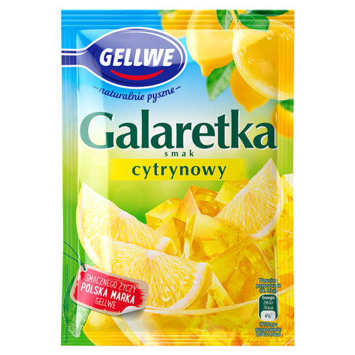 Gellwe Galaretka smak cytrynowy 72 g na Arena.pl