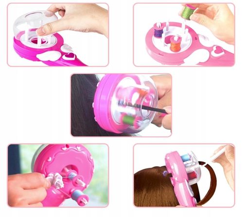 Zaplatarka Warkoczyków Warkoczyki Zaplatacz Maszynka do Ozdabiania Włosów na Arena.pl