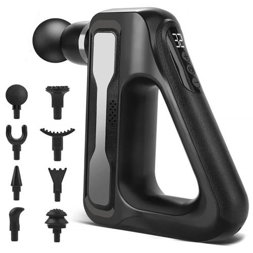 Masażer mięśni powięzi Pistolet do masażu punktów spustowych 8 nasadek na Arena.pl