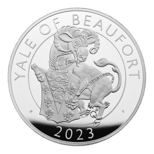 The Royal Tudor Beasts: The Yale of Beaufort 10 uncji Srebra 2023 Proof na Arena.pl