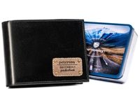 markowy portfel męski ze skóry naturalnej - peterson
