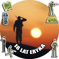 OPŁATEK NA TORT 20CM - WOJSKO ARMIA BROŃ MUNDUR + IMIĘ + ! 15CM 18CM