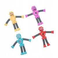 4 SZTUK ROBOT TELESKOPOWY SENSORYCZNA ZABAWKA PRZYSSAWKI