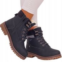 BUTY ZIMOWE BOTKI TRAPERY SUWAK OCIEPLANE DAMSKIE NA ZIME LEKKIE 38