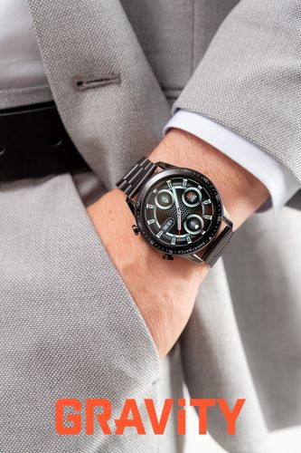 smartwatch gravity czarny bransoleta i pasek gt10-1 na Arena.pl