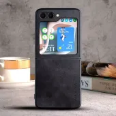 Etui AIORIA Vintage LEATHER do Samsung Galaxy Flip 5 czarny