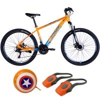 Rower górski  29" rama al.16" 155-170cm AMORTYZOWANY + DZWONEK, OŚWIETLENIE