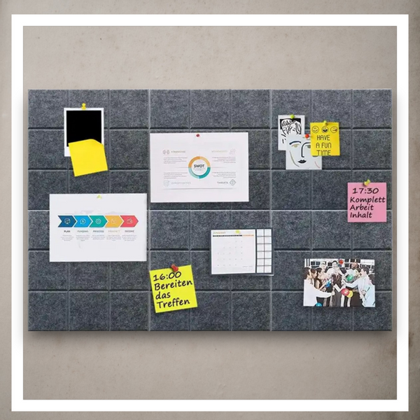 Panele Ścienne Filcowe 3D Kwadrat Zagłówek Samoprzylepne Akustyczne Soft zdjęcie 7