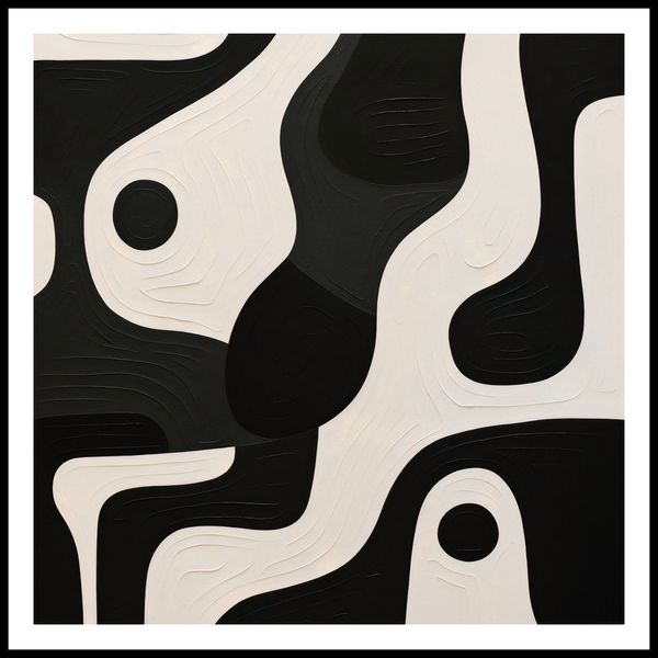 Plakat 70x70cm Kontrastowa Harmonia zdjęcie 3