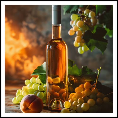 Plakat 90x90cm Bursztynowe Wino na Arena.pl