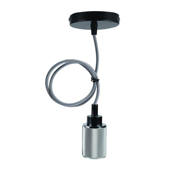 Zawiesie metalowe rl-lpp060bx 1x60W E27 czarny/patyna zdjęcie 4