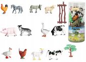 ZESTAW FIGURKI ZWIERZĘTA FARMA POJEMNIK XXL WOOPIE