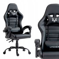 FOTEL GAMINGOWY OBROTOWY BIUROWY KRZESŁO DO BIURKA - DLA GRACZA / DO BIURA