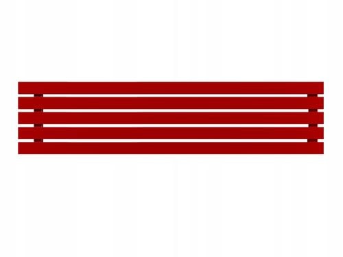 Grzejnik pokojowy poziom BELLOSLIM 38x160 red na Arena.pl