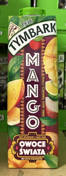Tymbark napój owoce świata mango 1l zdjęcie 1
