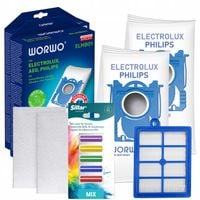 8x Worki do odkurzacza Electrolux Elektrolux Philips + Filtr Hepa + Zapach
