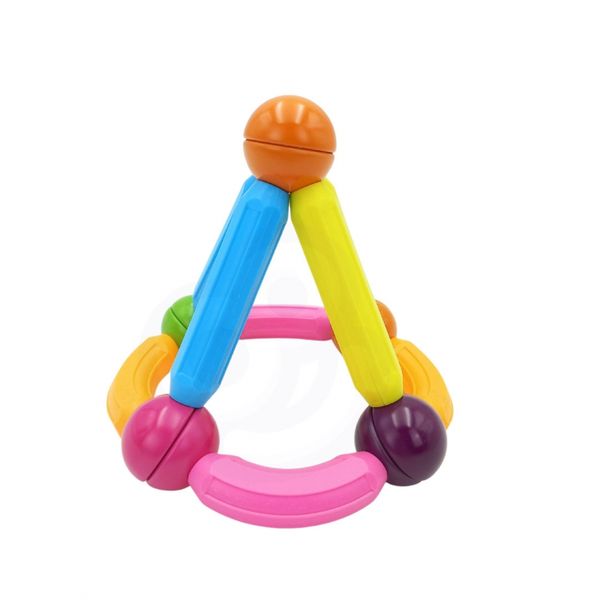 WOOPIE Magnetyczne Klocki Konstrukcyjne Edukacyjne Duże Grube 28 el. zdjęcie 7