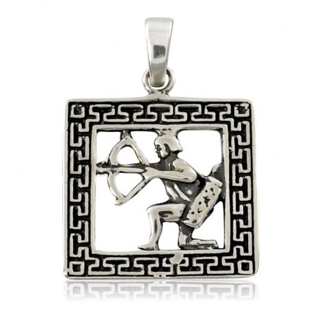 SREBRNY WISIOREK ZNAK ZODIAKU STRZELEC PRÓBA SREBRA 925 GRAWER GRATIS zdjęcie 1