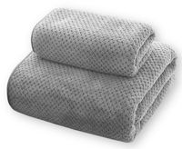 Zestaw Ręczników Z Mikrofibry - Jasnoszary 20224