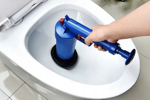 Przepychacz wc udrażniacz rur zlewu pistolet do przepychania toalet kret na Arena.pl
