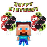 Zestaw dekoracji Minecraft Steve