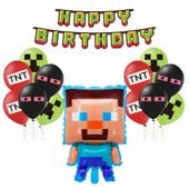 Zestaw dekoracji Minecraft Steve