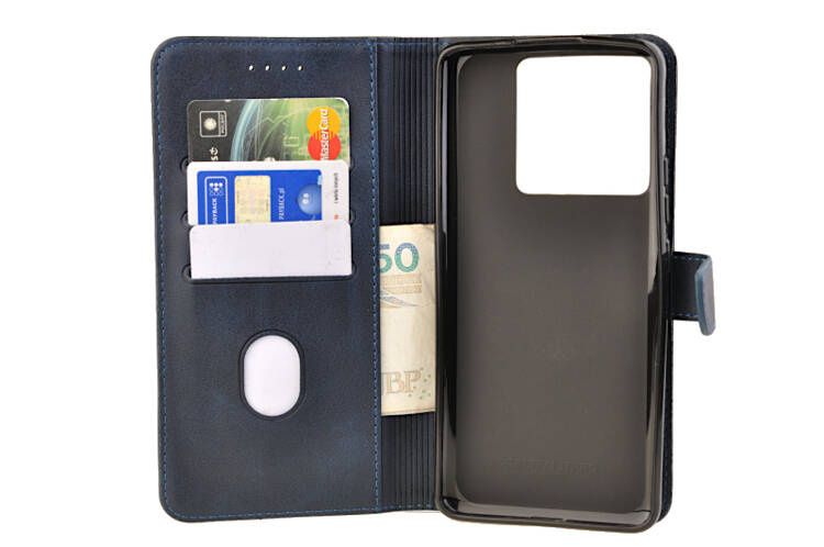 Etui portfel Wallet do Xiaomi 13T / 13T Pro granatowy zdjęcie 3