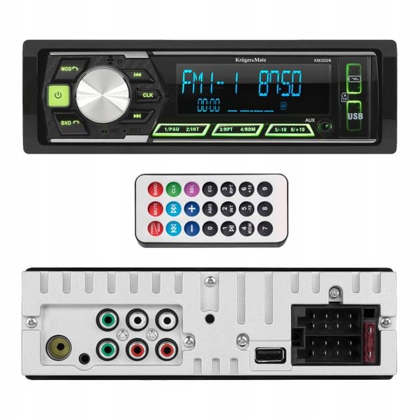 Radio samochodowe Bluetooth USB SD AUX 7 kolorów zdjęcie 1