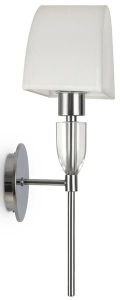 Nowoczesny kinkiet ścienny Prima Z034WL-01CH glamour biały zdjęcie 3