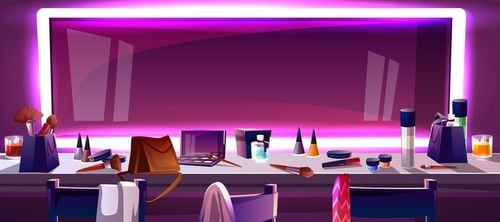 TOALETKA kosmetyczna BIAŁA z lustrem LED 12 wizaż na Arena.pl