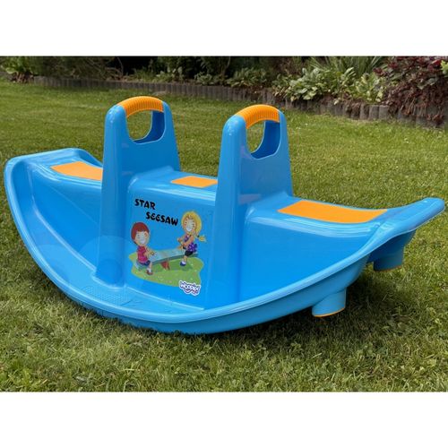 WOOPIE Bujak Wieloosobowy STAR Huśtawka Równoważna Niebieska na Arena.pl