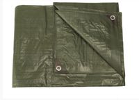 Plandeka - płachta biwakowa zielona 4,8x6 m