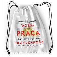 Plecak Dla Woźnej Sportowy Szkolny Worek Torba Z Nadrukiem Ze Zdjęciem