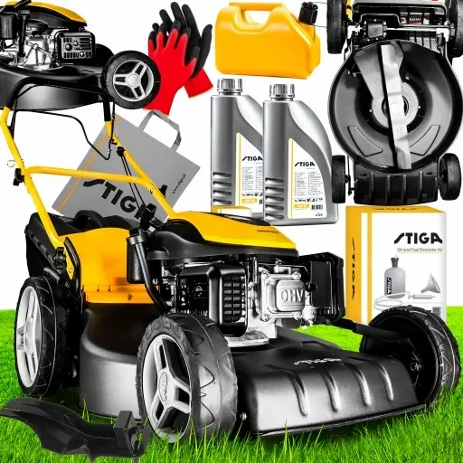 STIGA POTĘŻNA KOSIARKA SPALINOWA EKO 53 CM TURBO NAPĘD 8KM MULCZOWANIE 10W1 zdjęcie 1