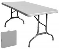 STÓŁ SKŁADANY 240 cm x 86 cm DUŻY cateringowy.