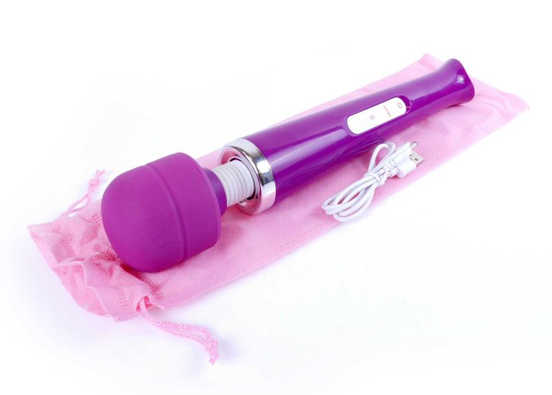 Stymulator-Magic Massager Wand Usb Purple 10 Function zdjęcie 7