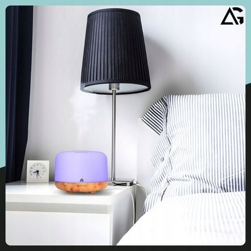 NAWILŻACZ POWIETRZA LAMPKA NOCNA DO SYPIALNI DLA DZIECI DYFUZOR na Arena.pl